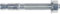 Fischer Bullone Esagonale in Acciaio Inossidabile FBN II 8/70 (20) Argento