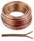 Cable para altavoces (2 x 4,00 mm², 10 m), transparente