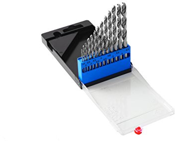 C.K T3102 HSS Split Point Drill Bit, 0 V, Grey, Set of 13 Piece