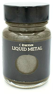 Roberson : Liquid Metal : Acrylic : 30ml : Blackened Bronze
