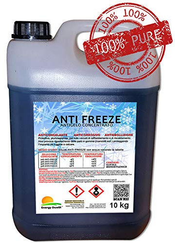 Antigel concentré pur, 10 l pour circuits de refroidissement et de chauffage