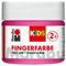 Marabu 03030050033 - Kids Fingerfarbe pink 100 ml, Fingermalfarbe auf Wasserbasis, parabenfrei, vegan, laktosefrei, glutenfrei, geeignet zum Malen in Kindergarten, Schule, Therapie und zu Hause