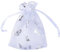BUONDAC 100pcs Sachet Dragée Organza Pochette Sac Poche Bijoux Bonbon Chocolat Perle Cadeau Faveur Invités Décoration Mariage Baptême Fête