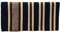 Weaver Leather Unisex-Erwachsene Doppelt gewebte Satteldecke, Marineblau/Schokoladenbraun/Cremefarben, 32 x 64
