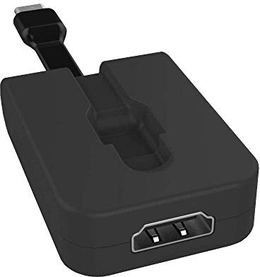 PremiumCord USB-C to HDMI 4K Adapter, Foldable Cable and Key Ring, USB 3.1 Type C Male to HDMI Female, Resolution 4K 2160p, Color Black ku31hdmi07