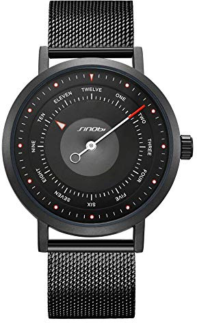 SHENGKE SINOBI Business Watches Men Fashion Original Design Watch Men Steel Mesh Men's Watch Clock Relogio Masculino Creative Wristwatch
