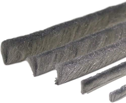 Bürstendichtung Meterware mit Nut von 5mm bis 25mm für Fliegengitter Dichtung Fenster Türen Insektenschutz Rolladen Rolläden mit Nut (20, 6,7 x 7mm)