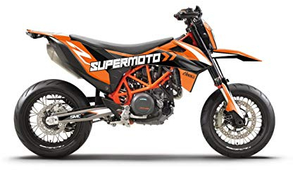 ARider Dekor für KTM 690 SMC-R 2019-2021 Supermoto Edition (Schwarz)