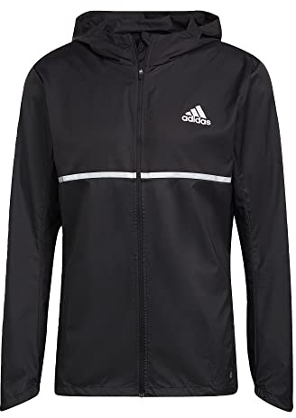 adidas Herren Own The Run Jkt Jacket, black/REFLECTIVE SILVER, M EU