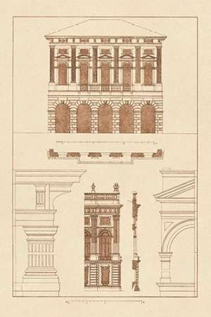 Leinwandrahmen mit amerikanischer Box Palazzo Verzi bei Verona, Palazzo Madama Buhlmann J. - Museo vertikaler Kunstdruck Vintage schwebender Rahmen 24_X_16_in
