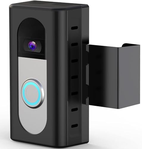 KIMILAR Upgraded Anti-Theft Video Doorbell Mount for Video Doorbell 4/3 / 3 Plus / 2/1 / Blink Video Doorbell, Full Coverage Mounting Bracket Video Doorbell Holder for House, Rental, Dorm, Office