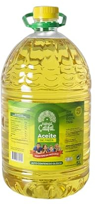 ESENCIA CALIFAL ® | Aceite de Girasol Alto Contenido Oleico 45-60% Especial Frituras - Formato 5L