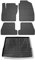 OMAC Fußmatten & Kofferraumwanne Set kompatibel mit Ford Focus mk2 2004-2011 Turnier Gummi 5X