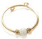 Opal Stapelring- Opal Angst Ring Gold- Angst Ring- Zappeln Ring- Einstellbarer Angst Ring- Sorgen Ring- Spinner Ring- Stress Ring (57 (18.1), SILVER + WHITE)