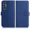 DENDICO Coque pour Oppo Find X3 Neo 5G / Oppo Reno 5 Pro Plus 5G, PU en Cuir Coque Portefeuille Étui Housse, Design Classique TPU Coque pour Oppo Find X3 Neo 5G / Oppo Reno 5 Pro Plus 5G, Bleu Marin