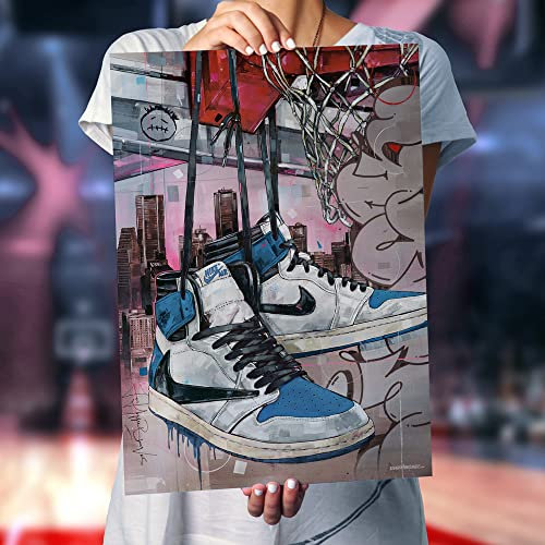 JosHoppenbrouwers Aj1 Travis Scott Fragment high sneaker Kunstdruck, (50x70cm)