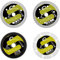 Diamant Disque a Tronconner 75mm - 4Pièces Carrelage Disque/Bois Disque/Béton Disque/Acier Disque for Porcelaine Céramique Panneaux Métal Doux Plastique SANLEETEK