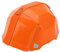 Faltbarer Helm, Schutzhut, Hochfester Kopfschutz aus Kunststoff für Arbeit, Sport, Reisen (Orange)