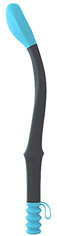 Aide à nettoyer les fesses, aide au papier toilette avec poignée de 39,5 cm de long, aide à la toilette pour les personnes âgées, les femmes enceintes, les patients à mobilité réduite (bleu)