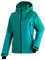 Maier Sports Nuria, Warme Damen Skijacke, Wasserdichte Winterjacke mit 2-Wege-Stretch, mTEX Wetterschutz und mTHERM für hohen Wärmerückhalt, PFC-frei, Grün, 52