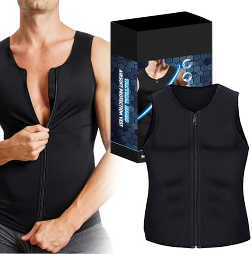 Taktische Nano-Schutzweste, Protechshield Nano Tech-Schutzweste, Taktische Armorer Guardian-Weste, Taktische Weste Für Herren (Schwarz,M)