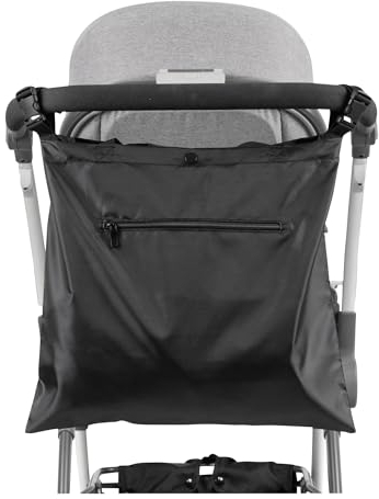 babycab Einkaufstasche für Kinderwagen - mit Tragegriff und kleinem Fach - Klick-Verschlüsse zur Befestigung - belastbar bis 5 kg - ca. 41,5(L) x 38(B) cm