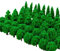 50 Stück Landschaft Modell Bäume, Modellbau Bäume (4-8 cm), Gemischtes Bäume Modellbau, Blumenbaum Modell, Landschaft Diorama Baum, Bäume Eisenbahn Landschaft, für DIY Landschaft, 3 Stile