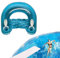 Aufblasbarer Pool-Sitz mit Schwimm-Lounger, Cup Halter für Erwachsene in Blau - für Poolpartys und Strandtage