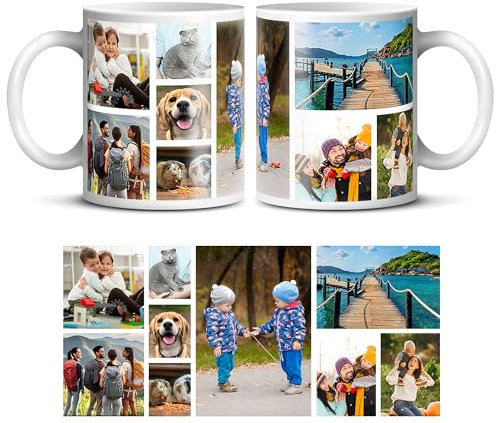 Panther Print Personalised Custom Photo Mug - Add Your Own Image, Text, Logo - Customisable 11oz Coffee Cup, Gift for Birthdays, Holidays, Weddings - Durable Ceramic, Dishwasher & Microwave Safe