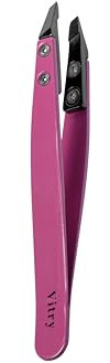 Vitry Pince à épiler couleur mors biais céramique rose
