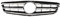 Front Nieren Kühlergrill Für M&ercedes B&enz C W204 2007-2014 Grill AMG GT Frontstoßstangengrill Frontstoßstangengrill Sport Racing Grill(Schwarz)