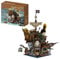 PANTASY Piratenbar Bauset für Erwachsene, Piratenschiff Modell mit Minifiguren, Vintage Bausteine für Sammler & Deko, Kreatives Geschenk für Männer, Fans & Erwachsene Bausteinliebhaber