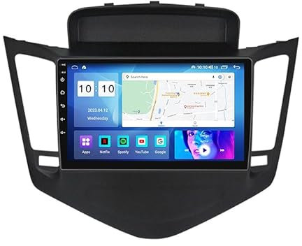 BAIHW Android 12 9 Zoll HD Bildschirm Doppel Din Autoradio Mit GPS Navi Für Chevrolet Cruze 2009-2014, Con Plug-and-Play Unterstützung USB-Spiegelverbindung+Lenkradsteuerung,M800S