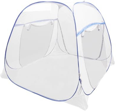 CHERIPOLI Grand ciel de lit de voyage - Moustiquaire portable et pliable - Extra large - Pour la maison, l'intérieur, l'extérieur, la maison, les voyages