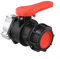Adaptador de válvula de bola de tanque de agua IBC DN40 62mm Conector de interruptor de salida para sistema de almacenamiento de tambor de riego de jardín