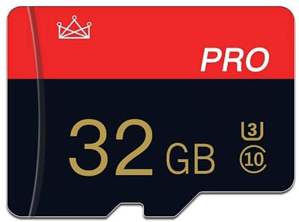 Cartes Micro SD 32Go Classe 10 Haute Vitesse avec Adaptateur SD pour Tablette/Smartphone/Appareil Photo/autoradio/Console