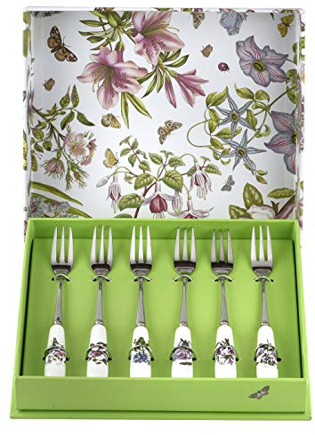 Botanic Garden Portmeirion Lot de 6 Fourchettes à Pâtisserie (Multicolore)