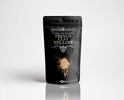 Moments mystiques | Argile Naturelle Française Jaune Ultra Ventilée 100g - Pure & Naturelle Vegan Sans OGM