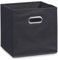 Zeller 14133 Aufbewahrungsbox, Vlies, L 28 x B 28 x H 28 cm, schwarz