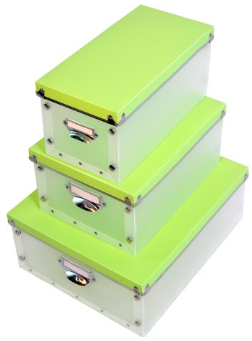 DynaSun 3X XXL Designer Aufbewahrungsbox faltbar Ordnungsbox YA0725 Schachtel Allzweckbox Stapelbox