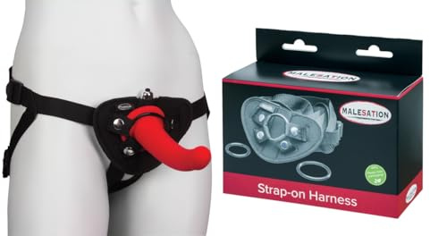 Malesation Strap - on Geschirr in schwarz, 1er Pack