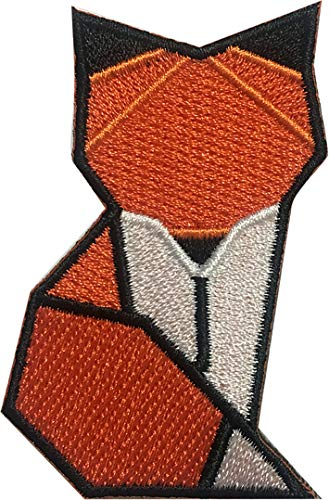 C&D Visionary DSX Geometrischer Fuchs-Aufnäher, mehrfarbig, 5,1 cm