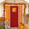 Blessed Thankful Hängende Banner Herbst Ernte Willkommen Banner Veranda Zeichen Herbst Kürbis Ahorn Blatt Hintergrund Flagge für Hause Hof Indoor Outdoor Erntedankfest Party Dekorationen