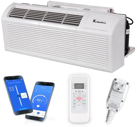 KLIMAIRE PTHP 15000 BTU 10.6 EER Wärmepumpe A/C mit elektrischer Heizung 3,5kW 208-230V