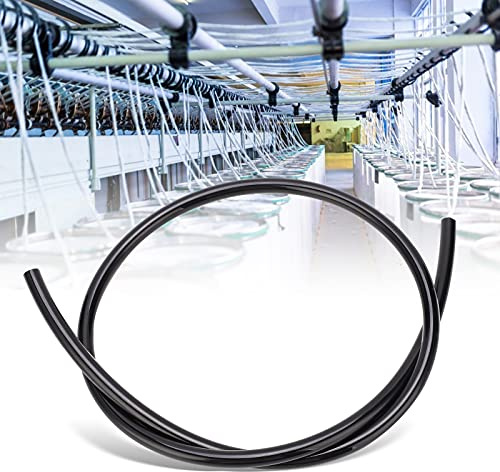 Pneumatic Hose, OD 8mm x ID 5mm Flexible Air Compressor Hose TPU Tube tpu Pipe for Fuel Oil, TPU Material(black, 1m)