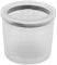 Refillable, 0.4oz 1.4x1.5in Coffee Capsule for Illy Coffee Machine Transparent