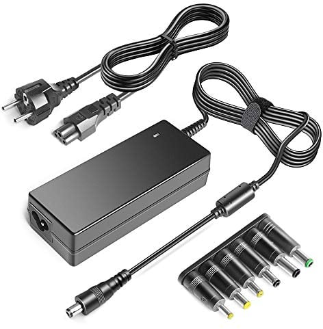 TAIFU DC 48V Universal Netzteil Ladegerät für PoE Injektor, Ubiquiti UniFi Switch 8, EdgeRouter, Swann NVR, LED-Streifen AC Adapter Ladekabel Mit 6 Anschlüssen 5,5 x 2,5 mm/6,5 x 4,4 mm