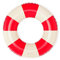 Petites Pommes Schwimmring Schwimmhilfe Ø45-120cm für Kinder und Erwachsene (Signalrot, 45cm)