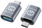 GRAUGEAR USB-A zu USB-C Adapter 10Gbit/s USB 3.2 Gen2, 2 Stücke Adapter aus Aluminium, 10Gbps