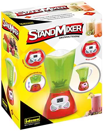 Idena 40471 - Mixeur pour Enfants avec Effets sonores réalistes, Appareil de Cuisine avec 3 Fonctions de Commande, Jouet d'apprentissage Pratique